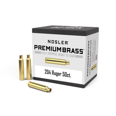 Nosler Ruger Brass - Nosler 204 Ruger Brass (50 ct)