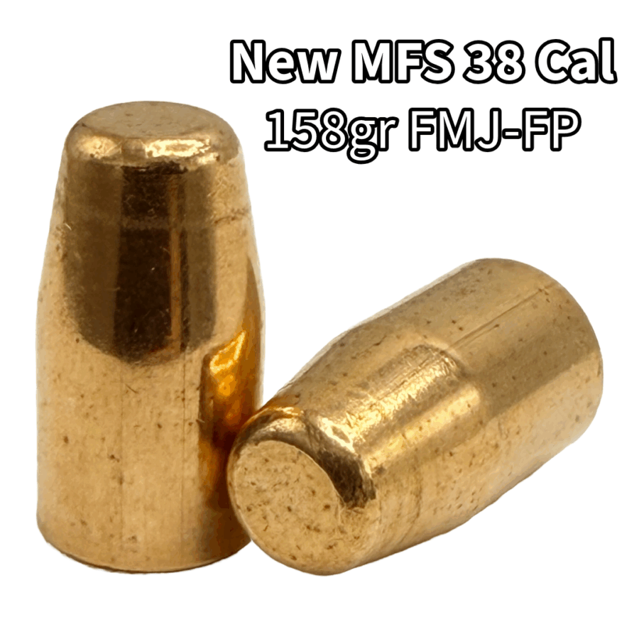 MFS 38 Cal (.357″) 158gr FMJ-FP Bullets - Image 2