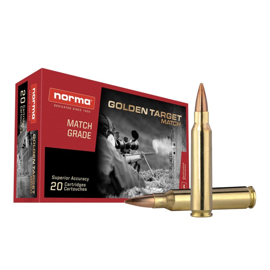Norma .223 Remington 69gr HPBT Golden Target (GTX) - Image 3