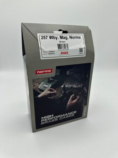 Norma .257 Weatherby Mag Brass (50 ct) - Image 2