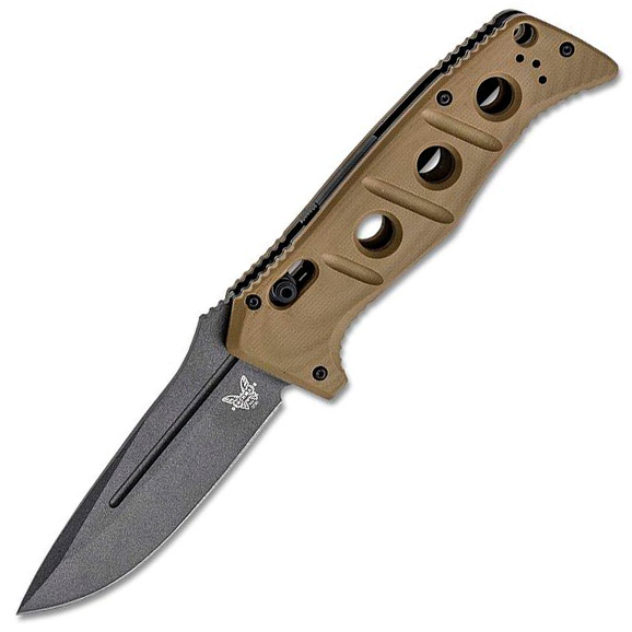 Benchmade 2750gy-3 Shane Sibert - Benchmade 2750GY-3 Shane Sibert Auto Adamas Folding 3.78″ Knife CruWear Tungsten Grey Plain