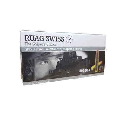 Swiss-p Blackout 130gr Styx - Swiss-P 300 Blackout 130gr Styx Action