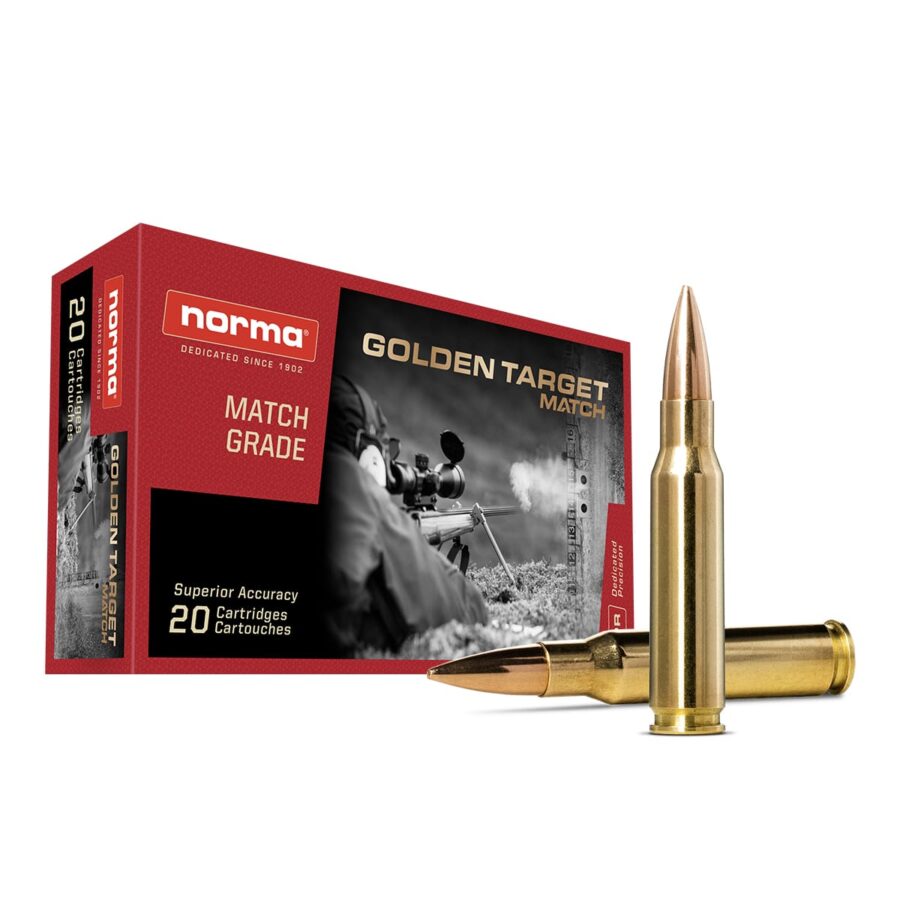 Norma Winchester 168gr Hpbt - Norma 308 Winchester 168gr HPBT Golden Target (GTX)