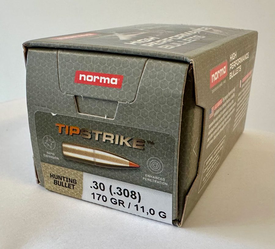 Norma Tipstrike Cal 170gr - Norma TipStrike 30 Cal (.308) 170gr – 100 ct box