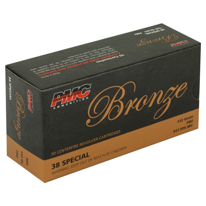 PMC Special 132gr FMJ - PMC Bronze .38 Special 132gr FMJ – Box of 50