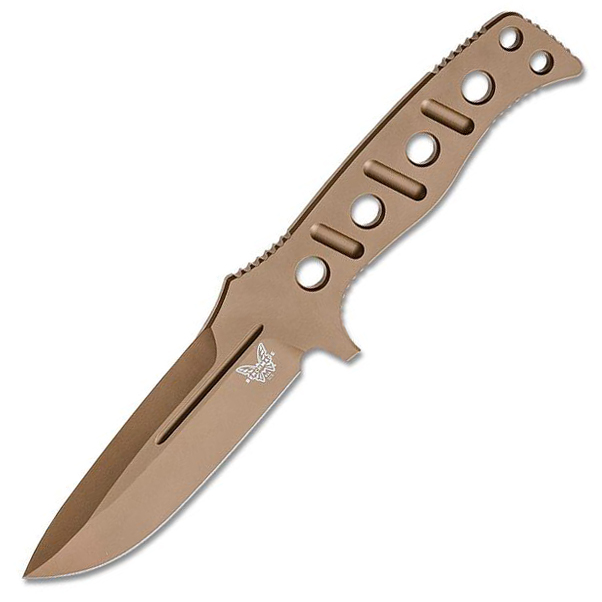 Benchmade 375fe-1 Shane Sibert - Benchmade 375FE-1 Shane Sibert Adamas Fixed Blade Knife 4.2″ CruWear Flat Dark Earth Plain B