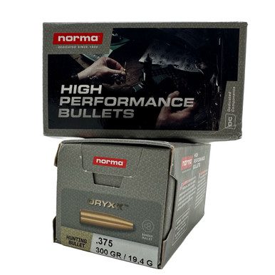 Norma Cal 300gr Oryx - Norma .375 Cal 300gr Oryx Bullets (50 ct Box)