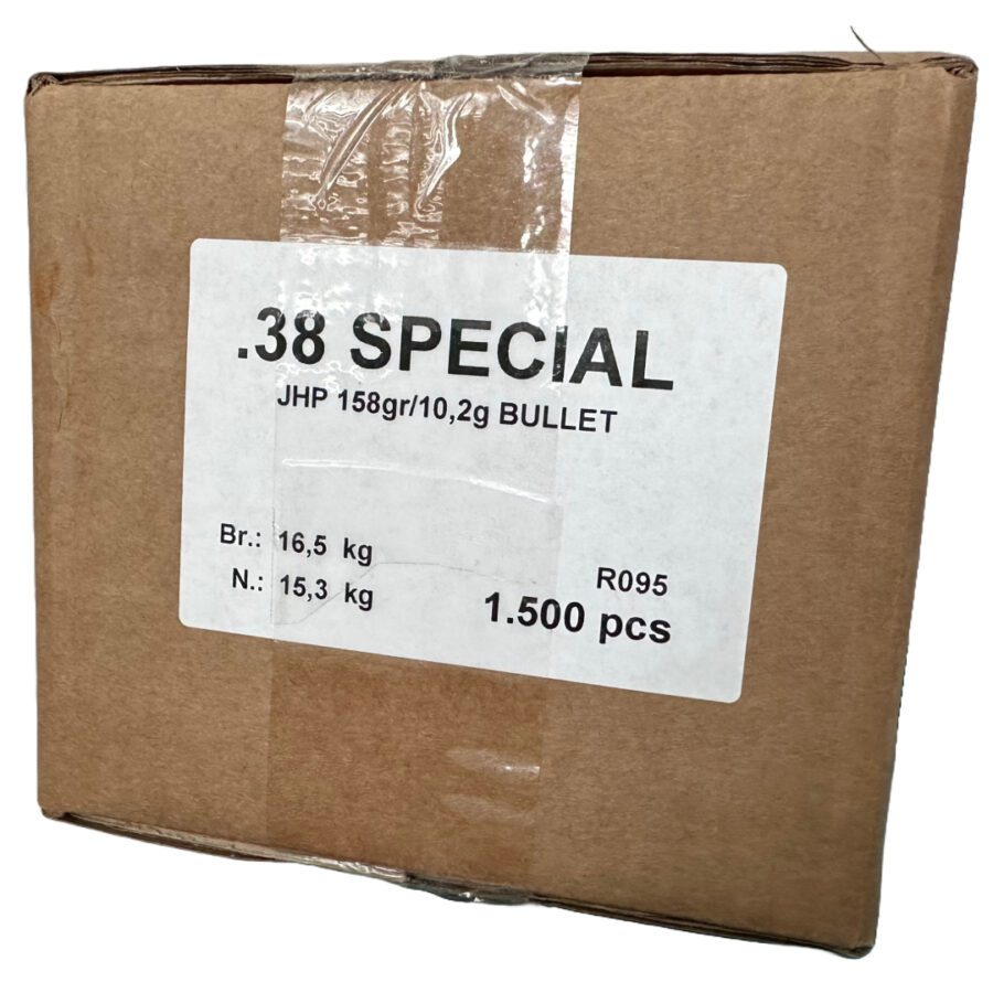 MFS 38 Cal (.357) 158gr JHP Bullets – 38 Special – Brand New - Image 2