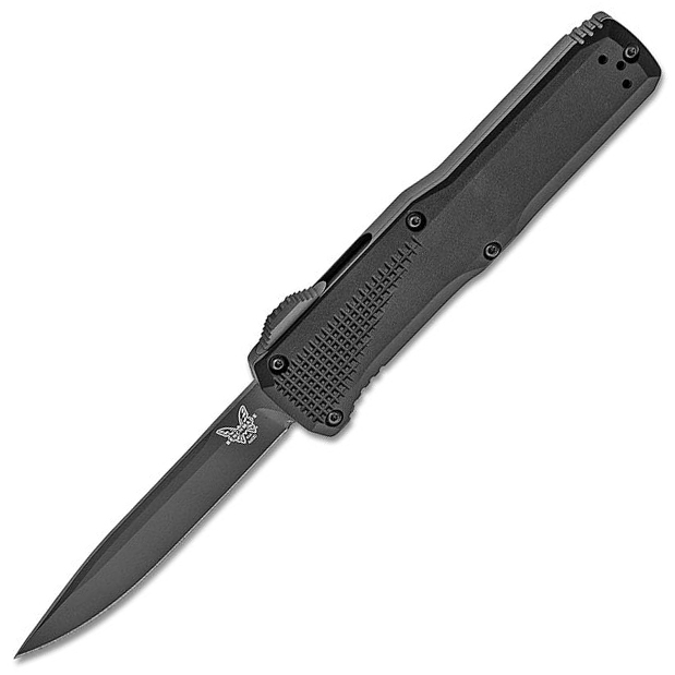 Benchmade 4600dlc Phaeton Auto - Benchmade 4600DLC Phaeton Auto OTF 3.45″ Black Drop Point – Black