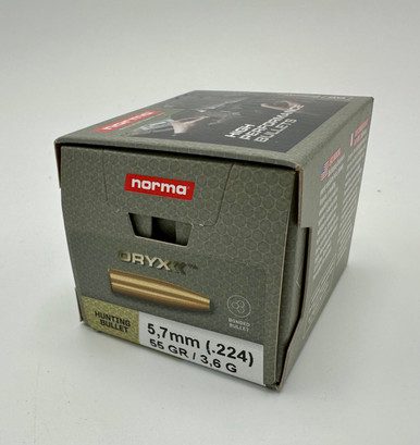 Norma Oryx 55gr - Norma Oryx 5.7mm (.224) 55gr – 100 ct box