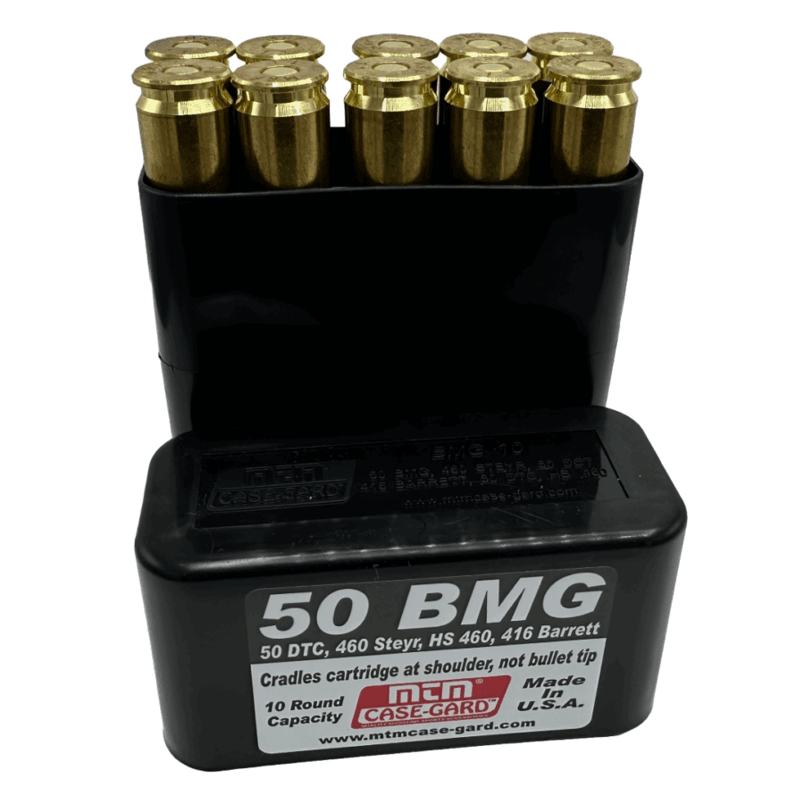New MRP 50 BMG Primed Brass + MTM Case (10 ct) - Image 2