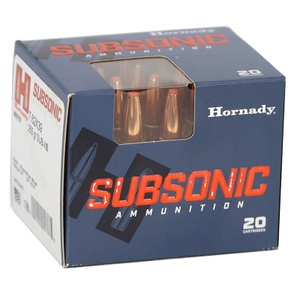 Hornady Subsonic 7.62x39mm Rifle - Hornady Subsonic 7.62x39mm Rifle Ammo 255gr SUB-X 1050 FPS Subsonic 20/box FREE SHIPPING O