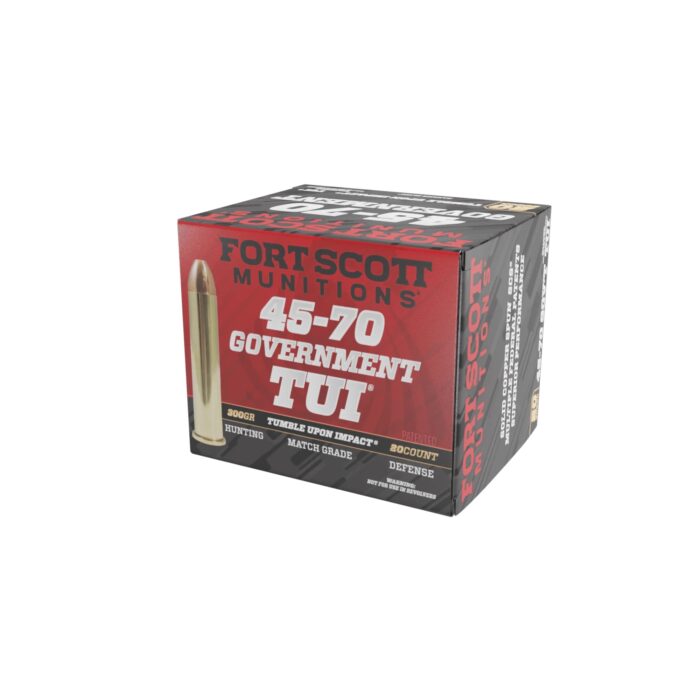 Fort Scott 45-70 Govt - Fort Scott 45-70 GOVT 300 Grain Solid Copper 20 Rounds FREE SHIPPING ON $199+