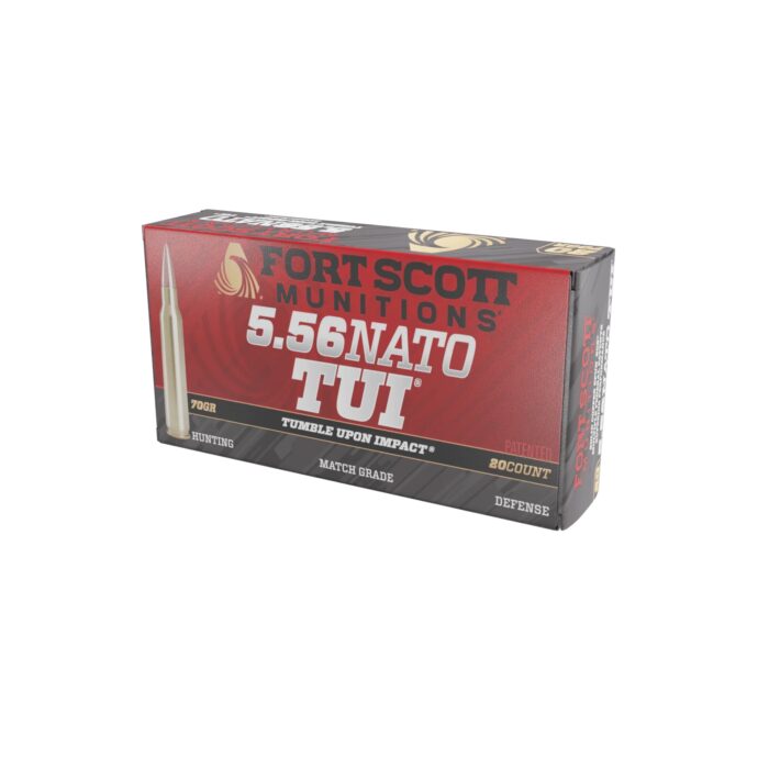 Fort Scott NATO Scs - Fort Scott 5.56 NATO SCS® TUI® Solid Copper – 70GR FREE SHIPPING ON $199+