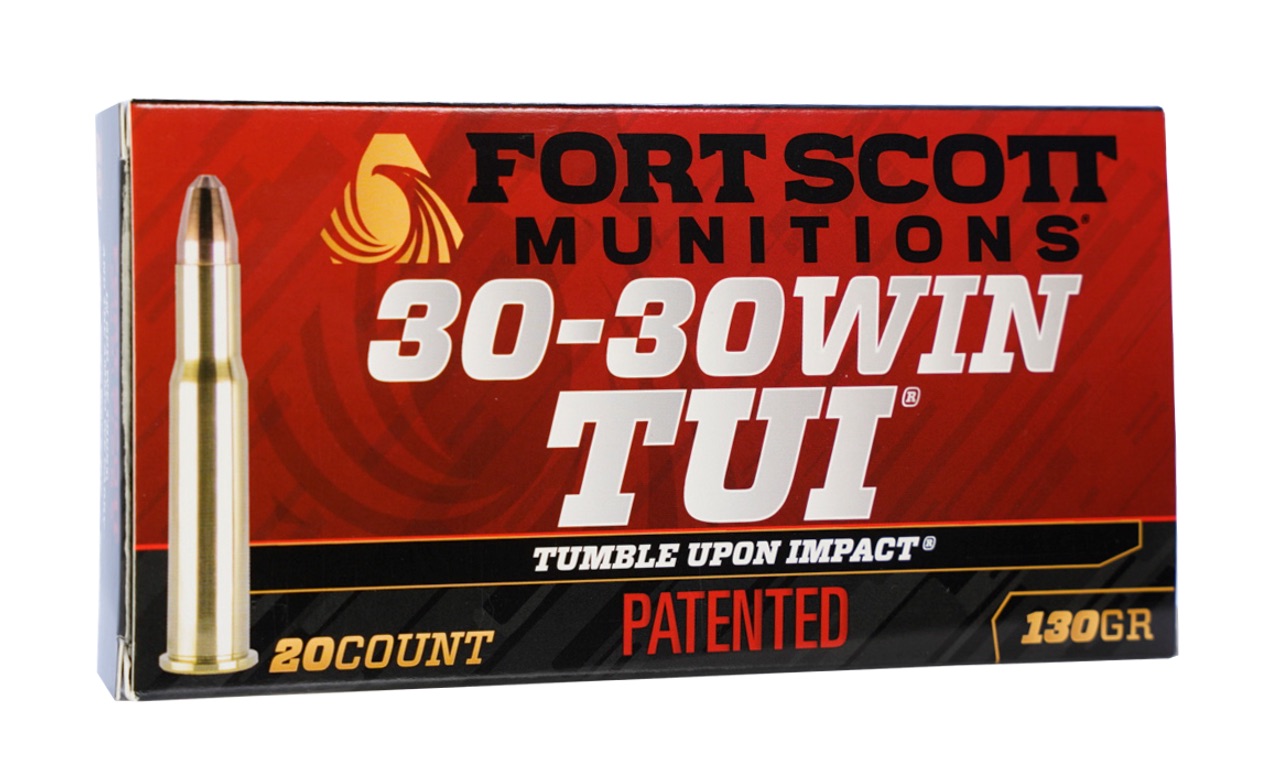 Fort Scott 30-30 Win - Fort Scott 30-30 Win Ammunition 130 Grain Solid Copper Spun 20 Rounds FREE SHIPPING ON $199+