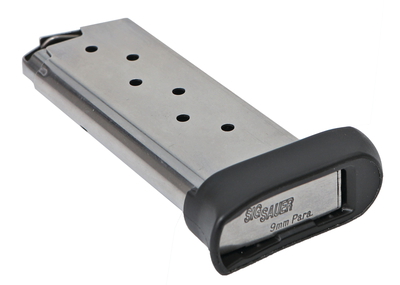 Sig Sauer 938 Magazine For Sig P938 9mm 7 Round Extended Stainless - MAG-938-9-7