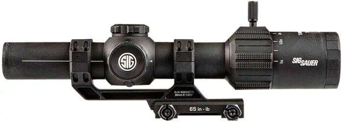 Sig Sauer Tango MSR 1-6×24 Rifle Scope Black With Cantelever Mount - SOT61000