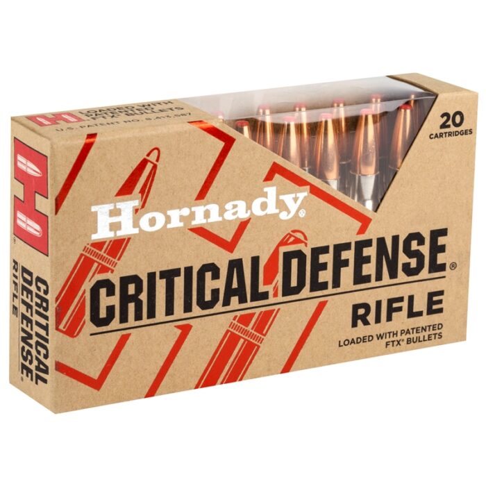 Hornady Critical Defense Win - Hornady Critical Defense .308 Win. 155gr FTX – 20 Round Box