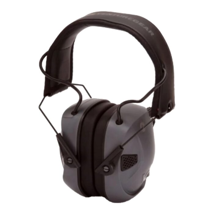 Pyramex Venture Gear AMP BT Electronic Earmuffs NRR 26dB Gray