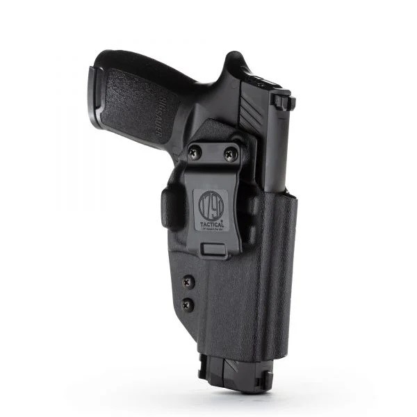 1791 Tactical Holster Kydex IWB Sig Sauer P320 Black Right Hand - TAC-IWB-P320-BLK-R