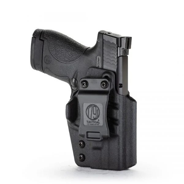 1791 Tactical Holster Kydex IWB S&W Shield Black Right Hand - TAC-IWB-Shield-BLK-R