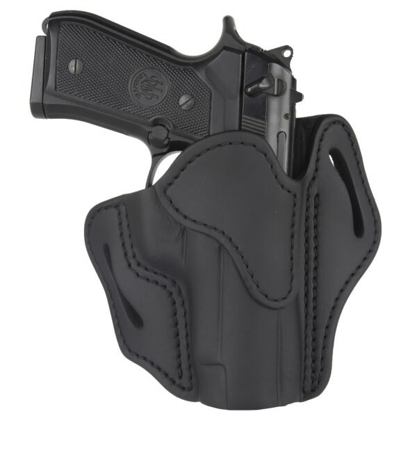 1791 Optic Ready 2.3 OWB Multi Fit Belt Holster Black Left Handed – OR-BH2.3-SBL-L
