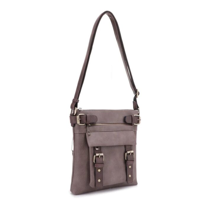 Jessie James Hannah Concealed Carry Lock and Key Crossbody Stone – AMC8535L ST/CF