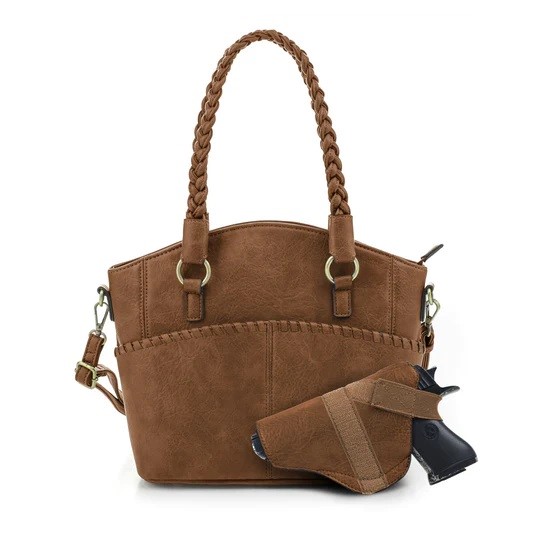 Jessie James Bella Concealed - Jessie James Bella Concealed Carry Tote Tan – DSC31188LK TN