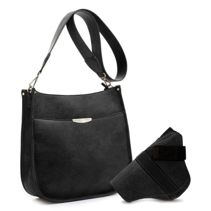 Jessie James Ava Concealed - Jessie James Ava Concealed Lock and Key Crossbody Black – DMC31216LKBK