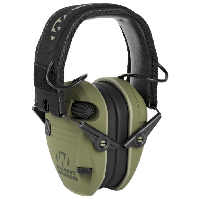 Walker Razor Slim Low - Walker’s Razor Slim Low Profile Electronic Earmuffs NRR 23dB Patriot Series ODG – GWP-RSEMPAT-ODG