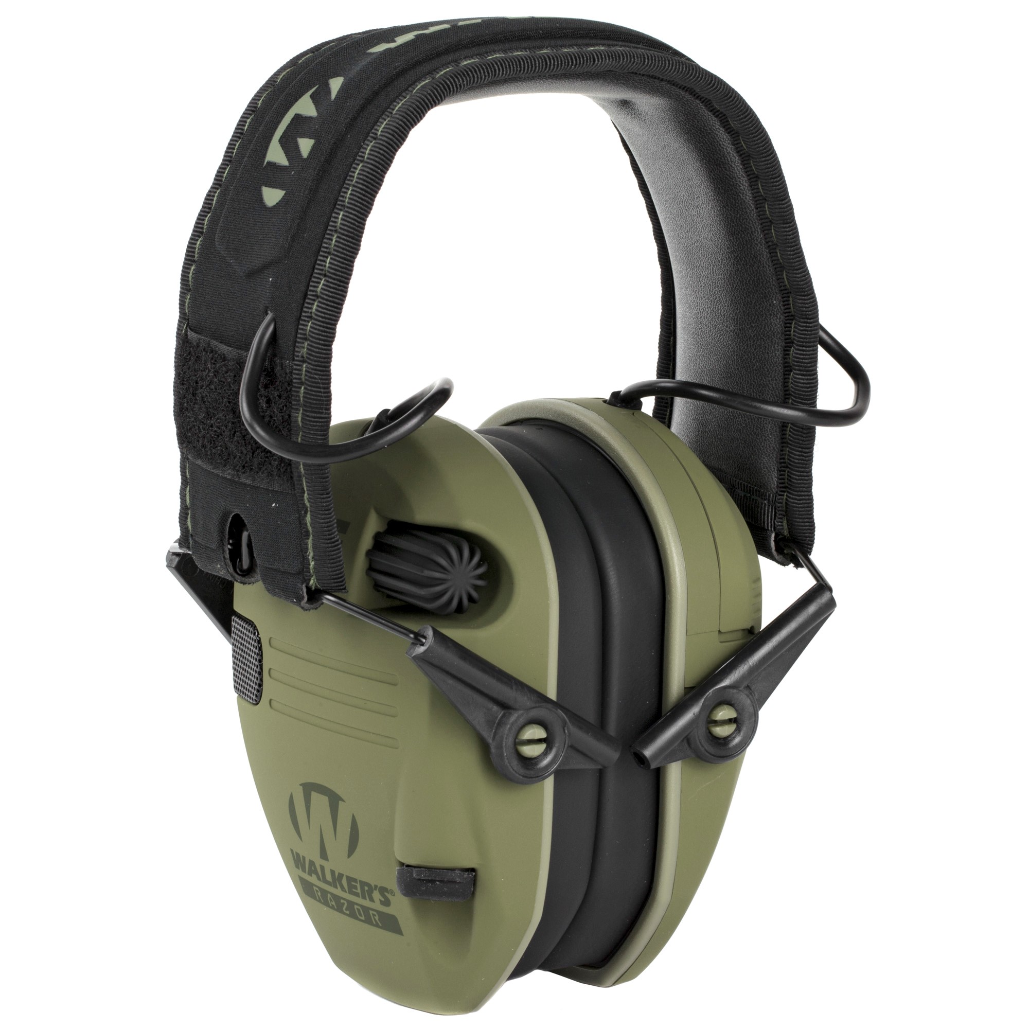 Walker's Razor Slim Low Profile Electronic Earmuffs NRR 23dB Patriot Series ODG - GWP-RSEMPAT-ODG
