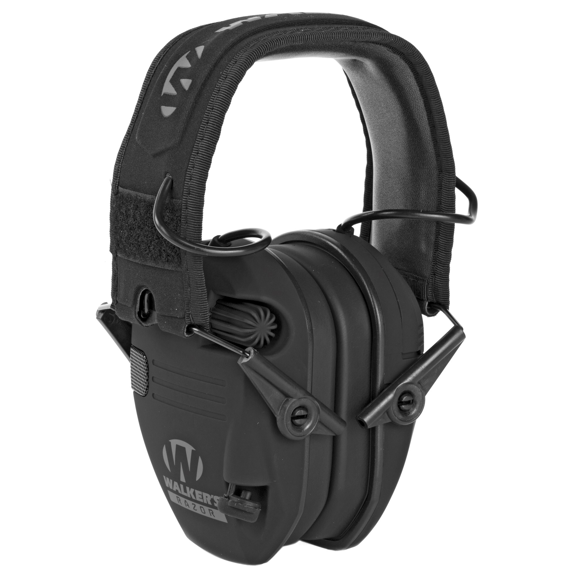 Walker's Razor Slim Low Profile Electronic Earmuffs NRR 23dB Patriot Series BLK - GWP-RSEMPAT