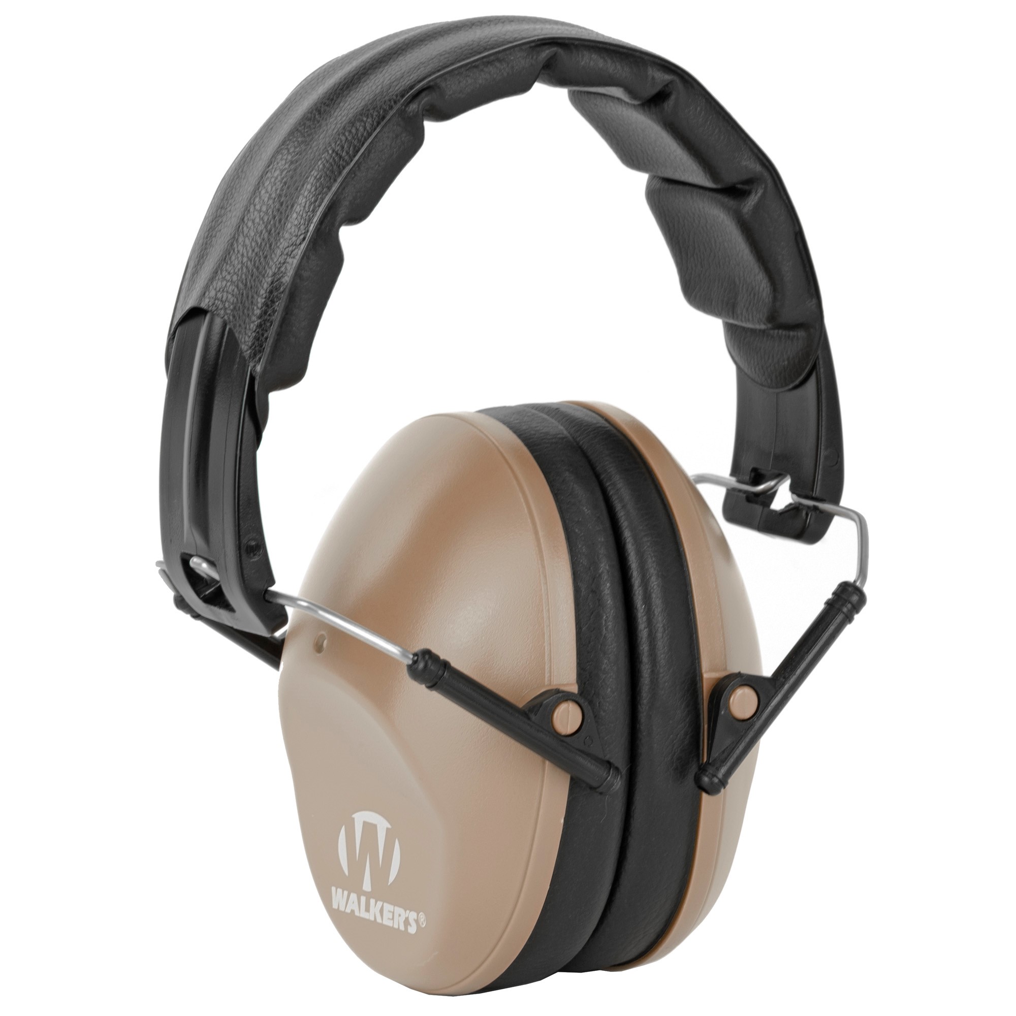 Walker Pro-low Profile Passive - Walker’s Pro-Low Profile Passive Folding Earmuffs (NRR 31 dB) FDE – GWP-FPM1-FDE