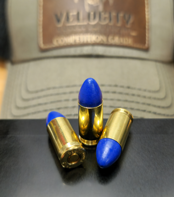 Grain Blue Bullet -uspsa - 9mm 147 Grain Blue Bullet -USPSA- Match Ammunition