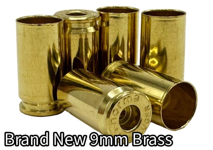 Norma Brand Unprimed Brass - Norma Brand New Unprimed 9mm Brass