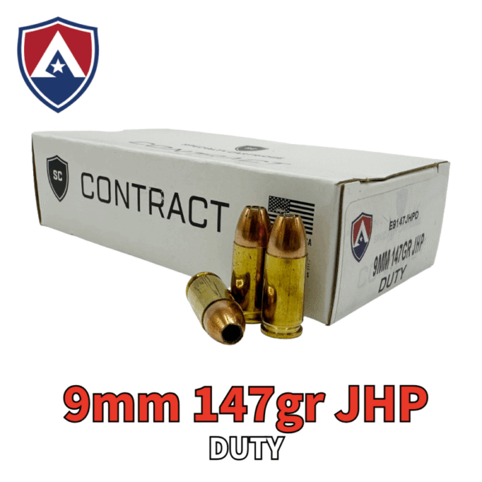 Atlanta Arms 147gr JHP - Atlanta Arms 9mm 147gr JHP Ammo – 50 ct Box