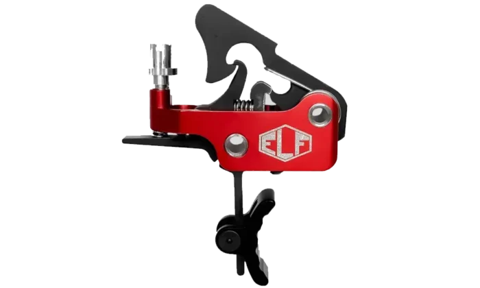 Elftmann ELF APEX | AR Drop-In Trigger w/ FA Knob | Curved | 2.75 lb | Black