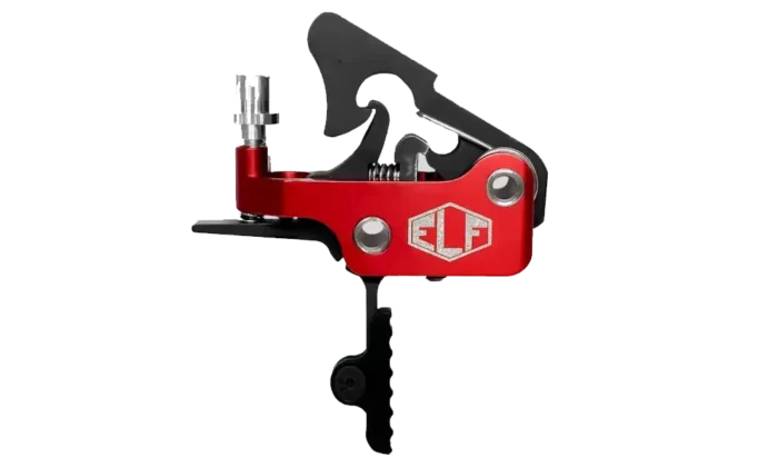 Elftmann ELF APEX | AR Drop-In Trigger w/ FA Knob | Straight | 2.75 lb | Black