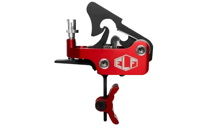 Elftmann ELF APEX PRO SE w/ PRO LOCK & FA Knob | AR Drop-In Trigger | Curved | Red