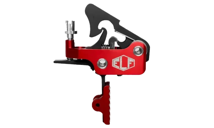 Elftmann ELF APEX PRO SE w/ PRO LOCK & FA Knob | AR Drop-In Trigger | Straight | Red