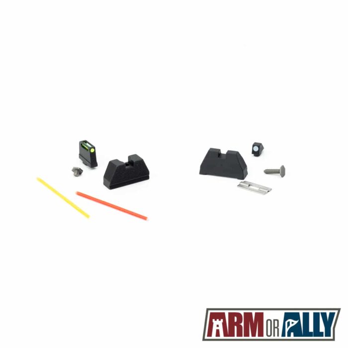 Arm or Ally Suppressor Height Sights for Glock