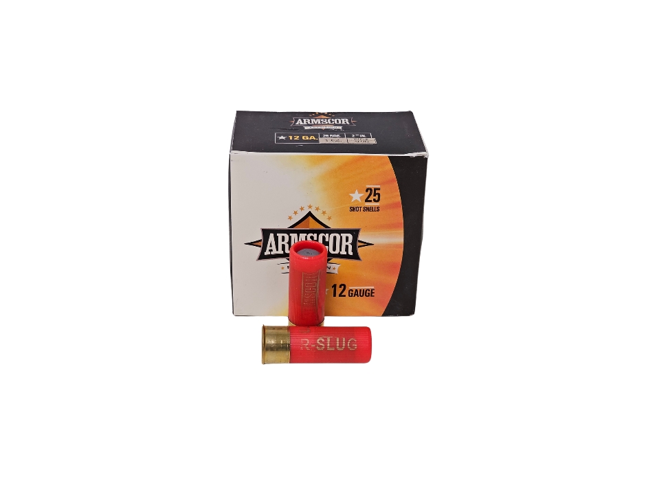 Armscor 12 Gauge - Armscor 12 Gauge 2.75″ 1oz Rifled Slug 1440FPS – 25 Rounds (Box)
