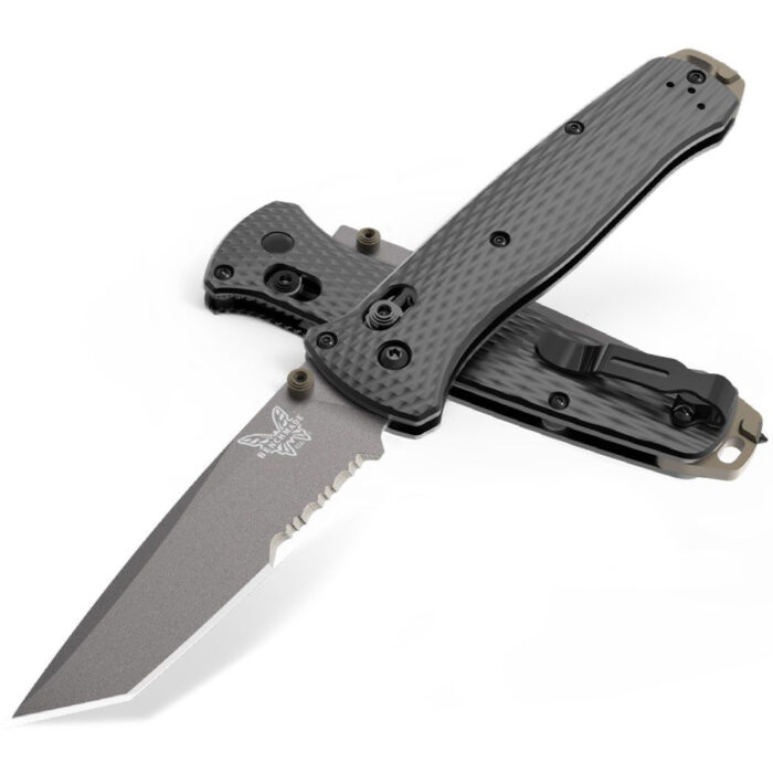 Benchmade 537sgy-03 Bailout Axis - Benchmade 537SGY-03 Bailout AXIS 3.4″ Folding Knife CPM-M4 Tungsten Tanto Combo Blade – Bl