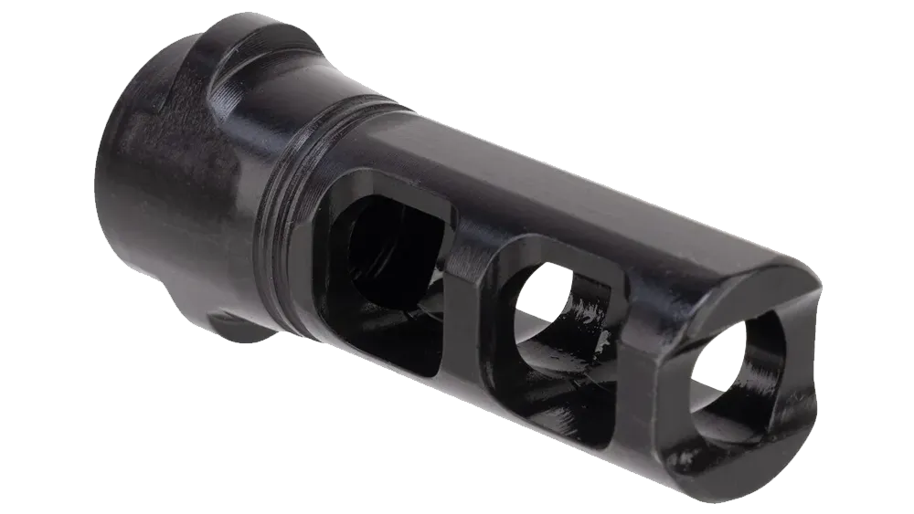 Breek Arms Twin Port - Breek Arms Twin Port Muzzle Brake for Breek-LOK 3QD | .30 Cal | M14x1LH