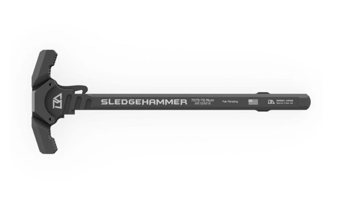 Breek Arms AR15 SLEDGEHAMMER Ambi Gas Blocking Charging Handle - Black