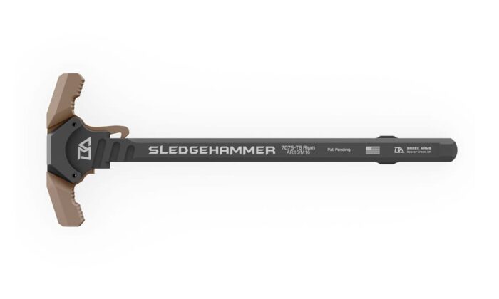 Breek Arms AR15 SLEDGEHAMMER Ambi Gas Blocking Charging Handle - Flat Dark Earth