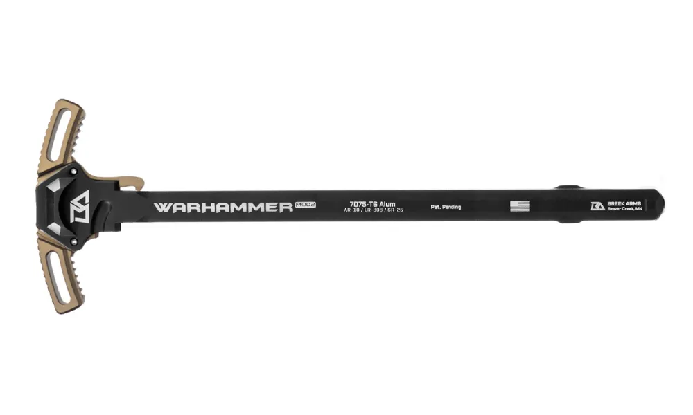 Breek Arms AR10 WARHAMMER Mod2 Charging Handle - Flat Dark Earth