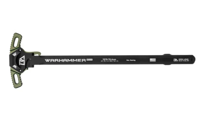 Breek Arms Ar10 Warhammer - Breek Arms AR10 WARHAMMER Micro Mod2 Charging Handle – Green