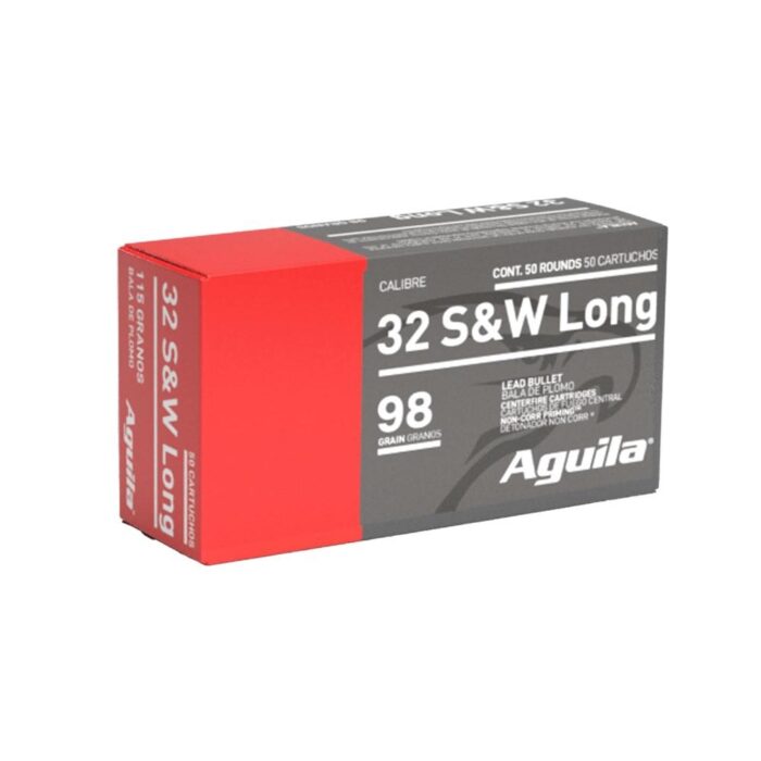 Aguila S&w Long Gr - Aguila .32 S&W Long 98 gr FMJ 50ct