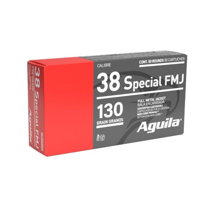Aguila Spl Gr FMJ - Aguila .38 Spl 130 gr FMJ 50ct